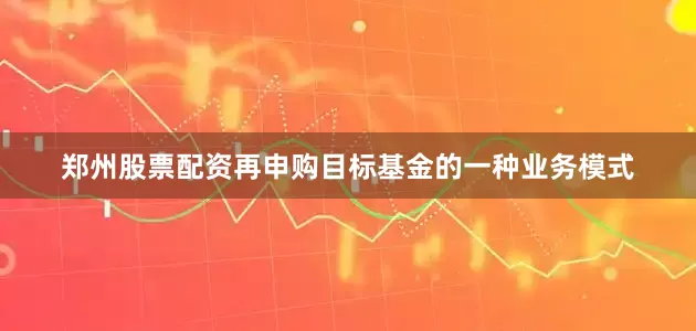 郑州股票配资再申购目标基金的一种业务模式