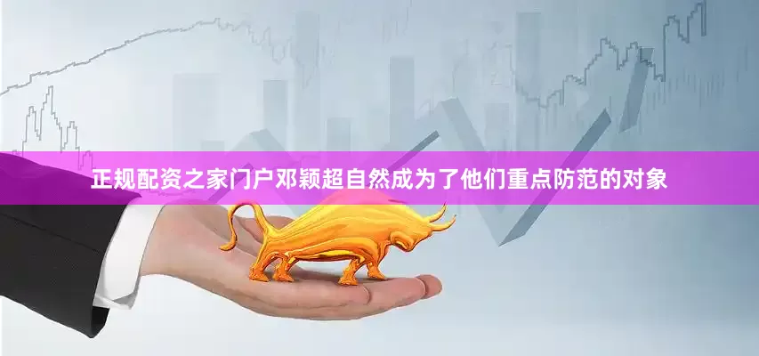 正规配资之家门户邓颖超自然成为了他们重点防范的对象